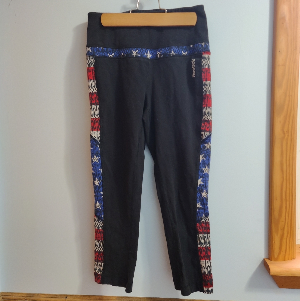 ❤️3/$15 Reebok American Flag Leggings